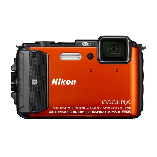 Nikon AW 130 orange out door