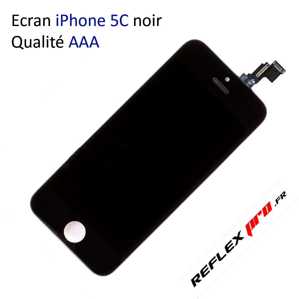 Ecran iPhone 5C noir qualité AAA
