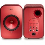 KEF LSX Wireless Rouge bordeaux (la paire) EXPOSITION