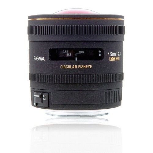 Sigma 4.5 F:2.8 DC EX  HSM Circular Fish-eye Monture Canon