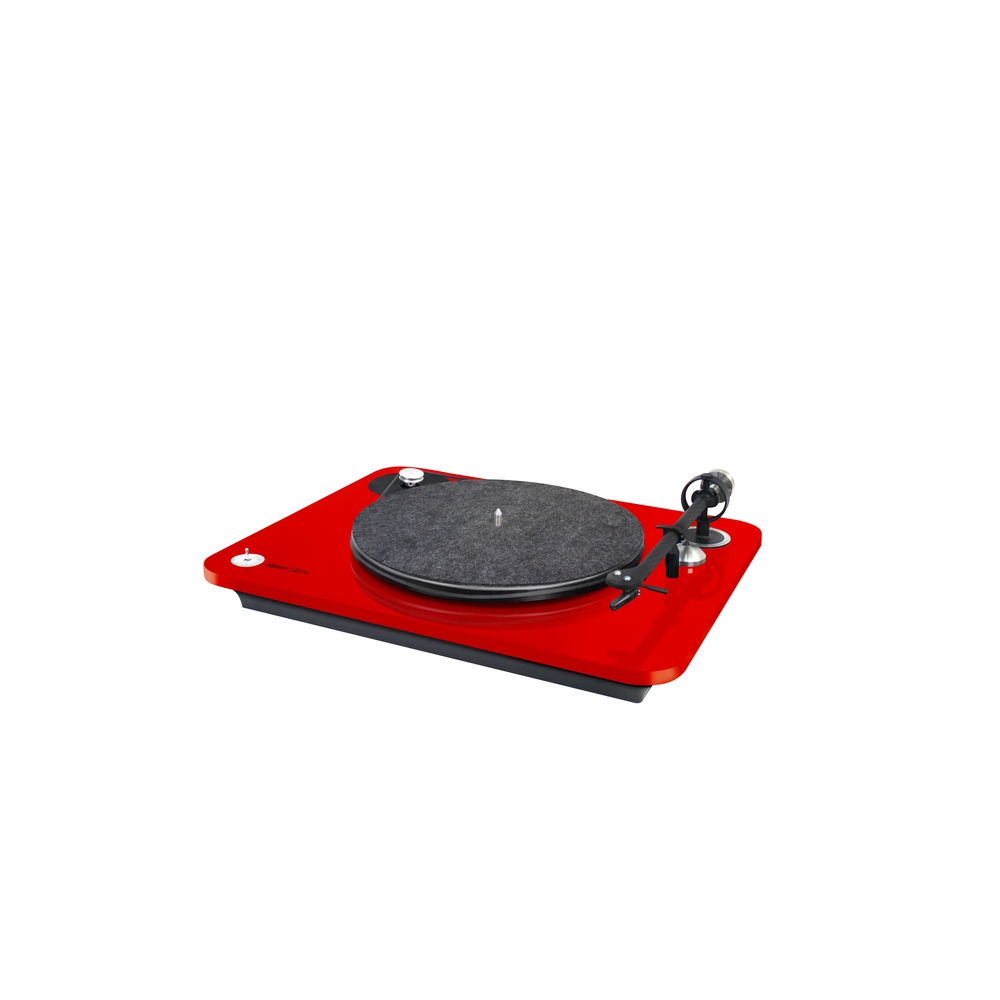 Elipson Omega 100 avec pr-ampli RIAA + bluetooth rouge